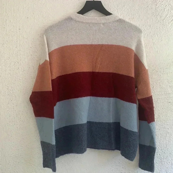 Madewell Crofton Striped Pullover Sweater in Coziest Yarn Size Small - Picture 7 of 7
